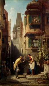 De Eeuwige Vrijgezel door Carl Spitzweg