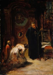 De biecht door Carl Spitzweg