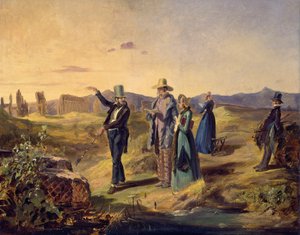 Engelsen in de Campagna door Carl Spitzweg