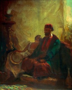 In de harem door Carl Spitzweg