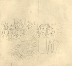 Institutsspaziergang, midden-late 19e eeuw, ca. 1924