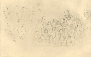 Kasperltheater II, midden-late 19e eeuw, ca. 1924 door Carl Spitzweg