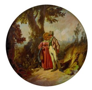 Wandelend burgerpaar