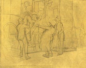 Willkommen, midden-late 19e eeuw, c1924 door Carl Spitzweg