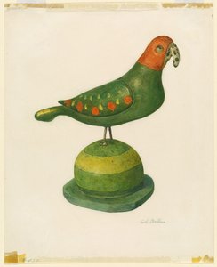 Pennsylvania Duitse Gesneden Vogel door Carl Strehlau