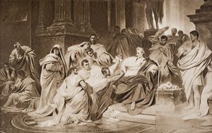 De moord op Caesar, illustratie uit 