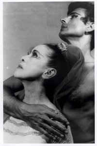 Martha Graham (1894-1991) en Bertram Ross (1920-2003) in 