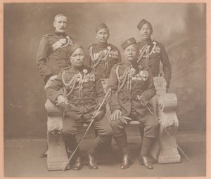 Koninklijke Indiase ordonnansofficieren van de Gurkha-regimenten