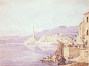 De haven van Genua, 1835