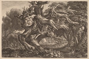 Een Dode Eik door Carl Wilhelm Kolbe