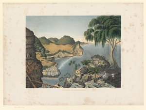 Gezicht de zuidkust van Java door Carl Wilhelm Mieling (possibly)