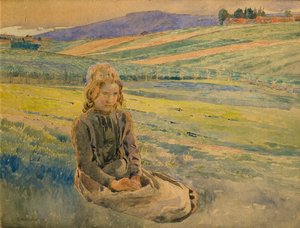 Zomeravond door Carl Wilhelm Wilhelmson