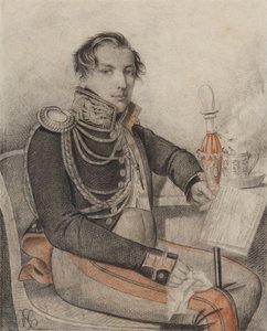 Portret van Graaf Pyotr Petrovich Konovnitsyn 1803-1830, Begin 1820s