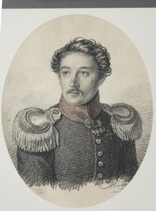 Portret van Nikolay Vasilyevich Khvostov 1793-1837, 1822