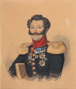 Portret van Prins Stepan Alexandrovich Khilkov