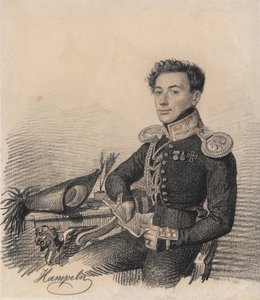 Portret van Sergei Alexandrovich Kokoshkin 1795-1861, 1820