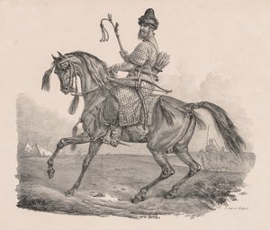 Kozakkenruiter door Carle Vernet