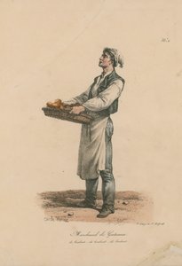Taartenverkoper door Carle Vernet