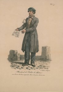 Loterijverkopers door Carle Vernet