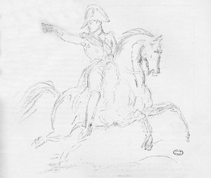 Napoleon te paard, 18e eeuw