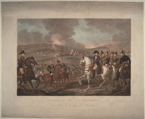 De Slag bij Borodino op 26 augustus 1812, 1825 door Carle Vernet