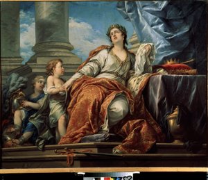 Allegorie van de tragedie door Carle van Loo