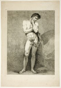 Figuur, uit Six Figures Académiques door Carle van Loo