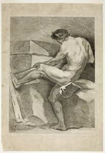 Figuur, uit Six Figures Académiques door Carle van Loo