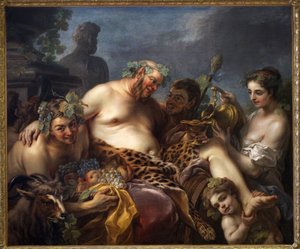 De dronken Silene door Carle van Loo