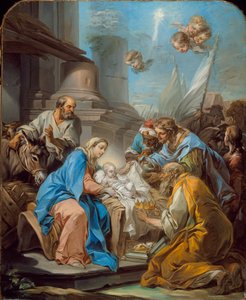 De aanbidding der wijzen, c.1760 door Carle van Loo