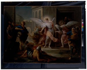 De verblinding van de inwoners van Sodom