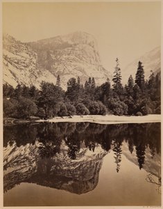 Spiegelmeer door Carleton E. Watkins