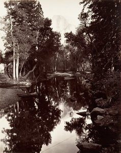 Zuidkoepel, 6.000 voet, Yosemite door Carleton E. Watkins.