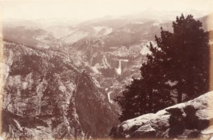 Vernal en Nevada Falls vanaf Glacier Point