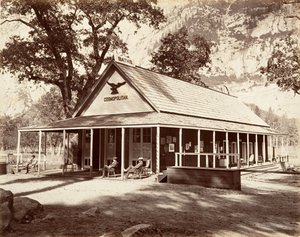 Cosmopolitan Saloon, ca. 1872, gedrukt ca. 1876