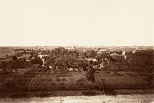 Oakland, vanaf de militaire academie, 1864, gedrukt ca. 1876 door Carleton Emmons Watkins