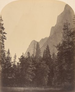 Omgevingszicht van de Half Dome, 4967 voet door Carleton Emmons Watkins