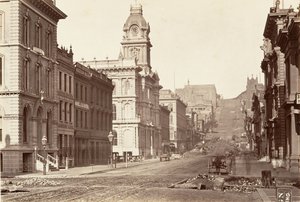 Zuidzijde van California Street, 1864, gedrukt ca. 1876