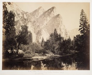 Drie broers, circa 1870s door Carleton Emmons Watkins
