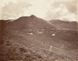 Virginia City, 1875, gedrukt ca. 1876 door Carleton Emmons Watkins