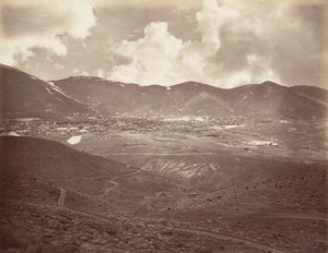 Virginia City, 1875, gedrukt ca. 1876 door Carleton Emmons Watkins