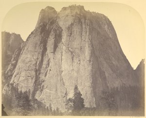 Cathedral Rock--Yosemite, No. 20 door Carleton Watkins