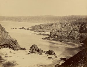 [Kustzicht van Mendocino].