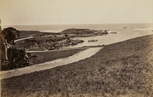 [Uitzicht op de kust bij Monterey]