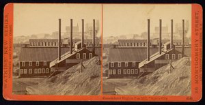 Consolidated Virginia Pan Mill, Virginia City door Carleton Watkins