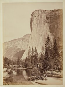[El Capitan, Yosemite Valley] door Carleton Watkins