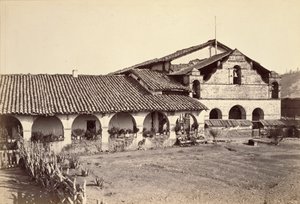 Missie, San Antonio de Padua door Carleton Watkins