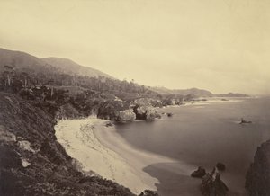 [Uitzicht Pacific Coast] / [Gibson Beach, Pt. Lobos, Monterey Coast].