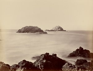 [Seal Rocks gezien vanaf de punt]
