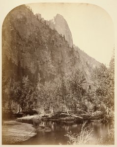 Sentinel (Uitzicht op de vallei) 3270 ft. Yo Semite. door Carleton Watkins
